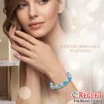Dual Shade Sparkle + Lustre Glass Beads Bracelets for Women, Girls - Stretchable - Pack of 12 - Image 5
