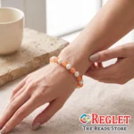 Single Shade Sparkle + Lustre Glass Beads Bracelets for Women, Girls - Stretchable - Pack of 9 - Image 5