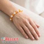 Matt + Lustre Glass Beads Bracelets for Women, Girls - Stretchable - Pack of 9 - Image 3