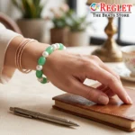 Cylinder + Lustre Glass Beads Bracelets for Women, Girls - Stretchable - Pack of 12 - Image 5