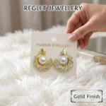 Korean Fashion Earrings Set for Women - Pack of 4 Pairs - Trendy Fashion Jewellery for Girls - E15 - Image 4