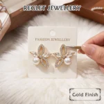 Korean Fashion Earrings Set for Women - Pack of 4 Pairs - Trendy Fashion Jewellery for Girls - E15 - Image 5