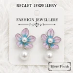 Korean Fashion Earrings Set for Women - Pack of 4 Pairs - Trendy Fashion Jewellery for Girls - E13 - Image 3