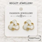 Korean Fashion Earrings Set for Women - Pack of 4 Pairs - Trendy Fashion Jewellery for Girls - E14 - Image 4