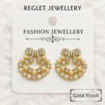Korean Fashion Earrings Set for Women - Pack of 4 Pairs - Trendy Fashion Jewellery for Girls - E14 - Image 3