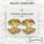 Korean Fashion Earrings Set for Women - Pack of 4 Pairs - Trendy Fashion Jewellery for Girls - E12 - Image 2