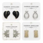 Korean Fashion Earrings Set for Women - Pack of 4 Pairs - Trendy Fashion Jewellery for Girls - E18