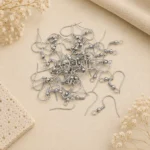 100 Gm, Earring Hooks - Silver Finish - 19x21mm - Image 5