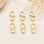 100 Gm, Gold Finish S Hooks - 10mm * 5mm