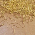 100 Gm, Earring Hooks - Gold Finish -19x21mm - Image 5