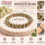 Karz Mukti Bracelet | Golden Hematite Astrology Bracelet - Image 2