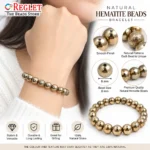 Karz Mukti Bracelet | Golden Hematite Astrology Bracelet - Image 5