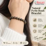 Natural Pyrite Bracelet for Wealth, Success & Protection - Image 4