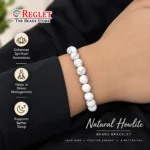 Natural Howlite Bracelet for Stress Relief & Emotional Balance - Image 7