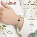 Natural Fluorite Bracelet for Focus, Mental Clarity & Emotional Balance - Image 4