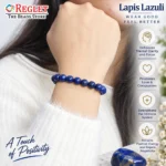 Blue Lapis Bracelet for Confidence, Communication & Mental Clarity - Image 6