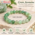 Natural Green Aventurine Bracelet for Luck and Prosperity - Image 2