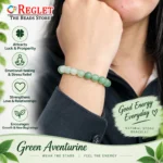 Natural Green Aventurine Bracelet for Luck and Prosperity - Image 7
