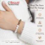 Rose Quartz & Hematite Bracelet for Love, Emotional Balance & Grounding - Image 4