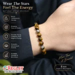 Tiger Eye & Hematite Bracelet for Confidence, Grounding & Positive Energy - Image 3