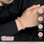 Pink Rhodonite Bracelet for Love & Emotional Balance - Image 7