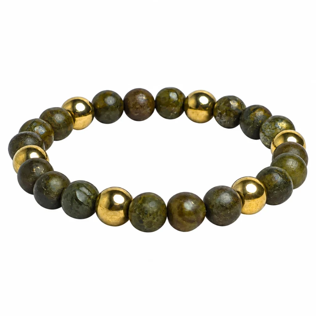 Pyrite & Hematite Beads Bracelets