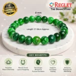 Natural Jade Beads Bracelet for Luck, Harmony & Positive Energy - Image 2