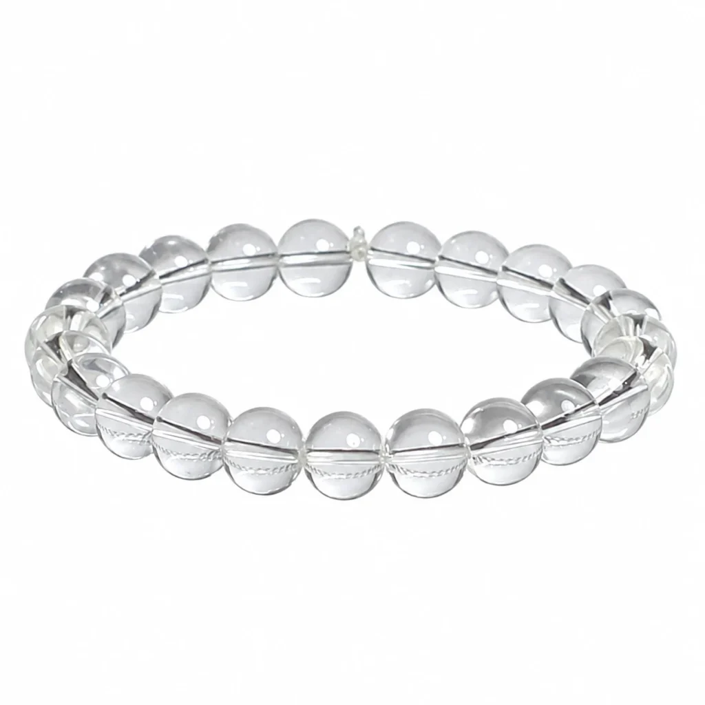 Natural Clear Quartz Beads Bracelet for Balance