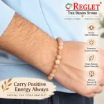 Natural Sunstone Bracelet for Confidence, Good Luck & Good Luck - Image 3