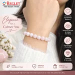 Rose Quartz Bracelet for Natural Love & Healing, Positive Energy - Image 3