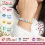 Selenite Bracelet for Natural Healing Crystal Beads - Multicolour - Image 6