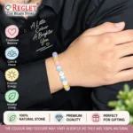 Selenite Bracelet for Natural Healing Crystal Beads - Multicolour - Image 7