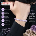 Natural Amethyst Bracelet for Calmness, Stress Relief & Spiritual Protection - Image 7