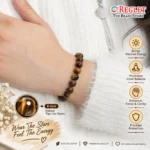 Natural Tiger Eye Bracelet for Confidence, Courage & Protection - Image 6