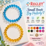 Diamond Cut Glass Bracelets Set – Pack of 12, 8mm Multicolour Stretchable - Image 2