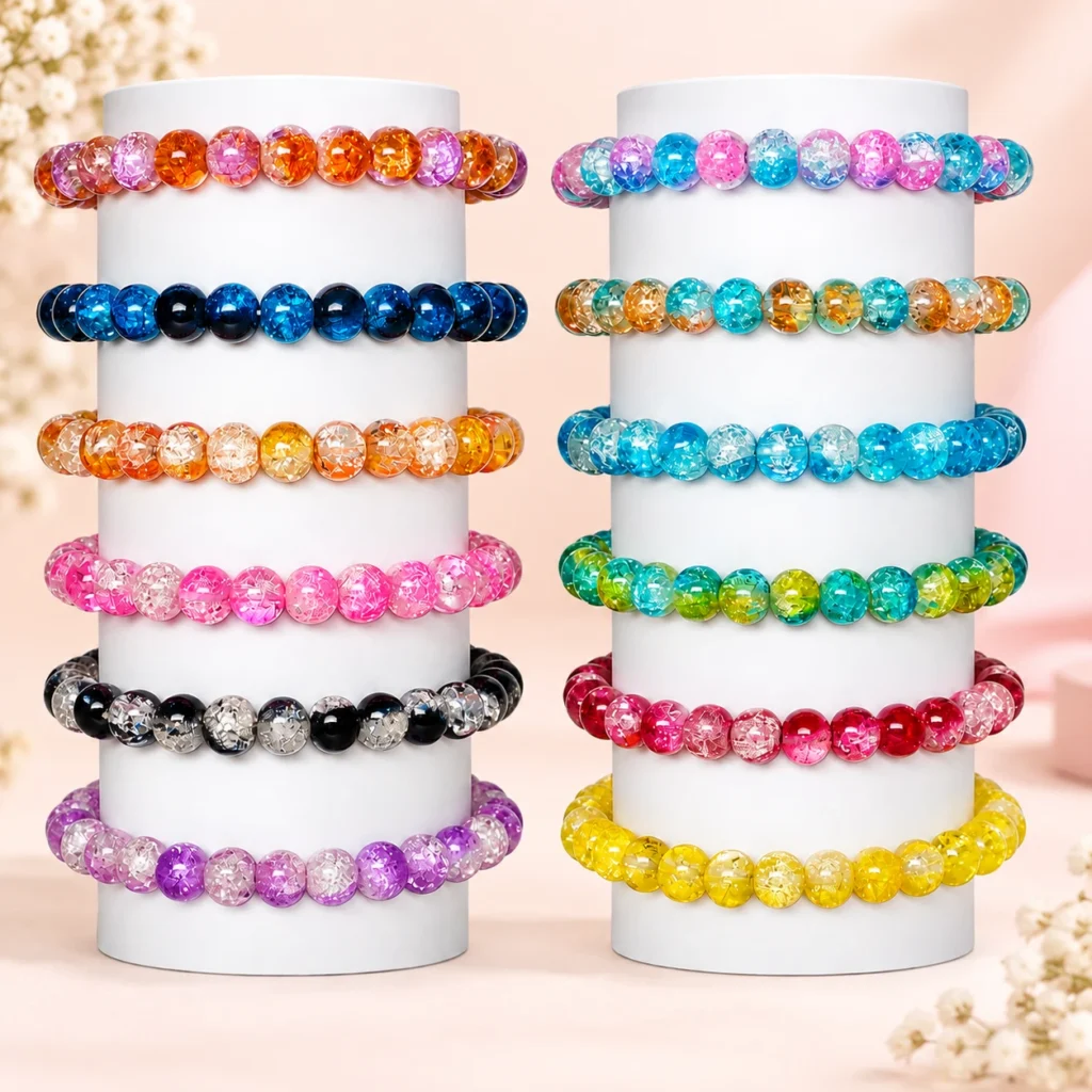 Glass Beads Bracelet Set