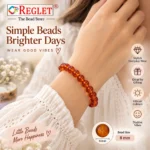Crystal Glass Bracelets Set – Pack of 9, 8mm Multicolour Stretchable Jewellery - Image 5
