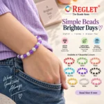 Jelly & Lustre Glass Bracelets – Pack of 9, 8mm Multicolour Stretchable Set - Image 4