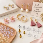 Earring Stopper - Gold + Silver + Soft Rubber Silicone Earring backs - 600 Pcs (10x7mm) - 460 Pcs (5x3mm) - Image 3
