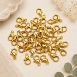 Lobster Clasps - Gold Finish Jewellery Findings - 100 Pcs - 10mm - Image 5