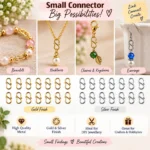 S Hooks - Gold & Silver Finish Jewellery Findings - 270 Pcs - 10mm * 5mm - Image 3