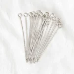 Eye Pins - Gold & Silver Finish Jewellery Findings - 300 Pcs - 40mm [1.6 Inches] - Image 6
