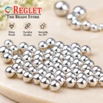 10mm Silver Pearl Beads for Jewellery Making Kit – 350 Pcs, 200g - Image 6