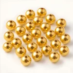 12mm Golden Pearl Beads for Jewellery Making Kit – 200 Pcs, 200g
