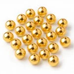 10mm Golden Pearl Beads for Jewellery Making Kit – 350 Pcs, 200g