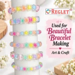 Double Layer Crystal Beads for Bracelet Making Kit – 390 Pcs, 6 Designs, 10mm, 180g - Image 4