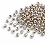 4mm Silver Pearl Beads for Jewellery Making Kit – 5800 Pcs, 200g