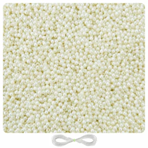4mm Off-White Pearl Beads for Jewellery Making