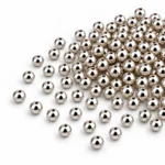 5mm Silver Pearl Beads for Jewellery Making Kit – 3000 Pcs, 200g