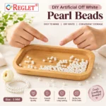 5mm Off-White Pearl Beads for Jewellery Making Kit – 3000 Pcs, 200g - Image 3